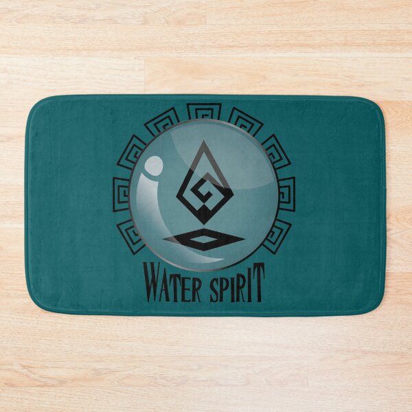 Item preview, Water element spirit logo designed and sold by Konopikyu.