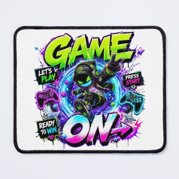 Item preview, GAME ON Gamer Graphic – Cyber Gaming Streetwear Sticker for Gamers designed and sold by Stylestickers55.