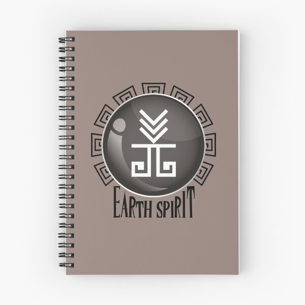 Item preview, Earth element spirit logo designed and sold by Konopikyu.