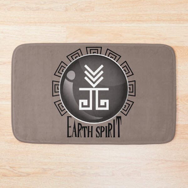 Item preview, Earth element spirit logo designed and sold by Konopikyu.