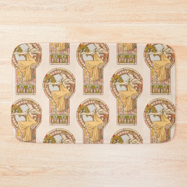 Item preview, Elegant Woman with Golden Blossoms designed and sold by artofuniverse.