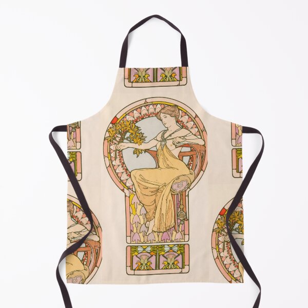 Item preview, Elegant Woman with Golden Blossoms designed and sold by artofuniverse.