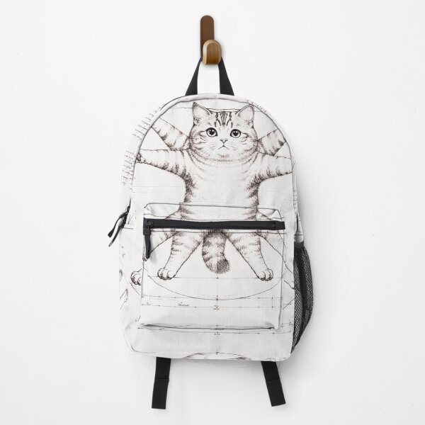 Item preview, The Vitruvian Cat - A Feline Anatomical Study designed and sold by Natalia-Vlad.