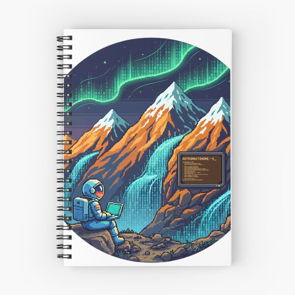 Item preview, Depuración de montaña - Código de astronauta Aurora designed and sold by CosmicCode.