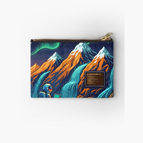 Item preview, Mountain Debug - Astronaut Code Aurora designed and sold by CosmicCode.