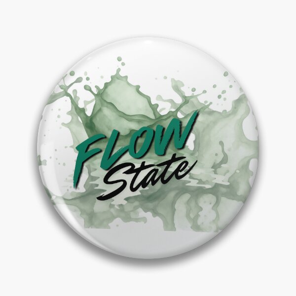 Item preview, Green Flow State Watercolor Splash Motivational Design designed and sold by VariusDesigns.