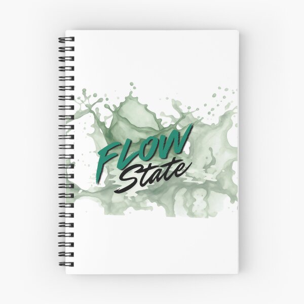 Item preview, Green Flow State Watercolor Splash Motivational Design designed and sold by VariusDesigns.