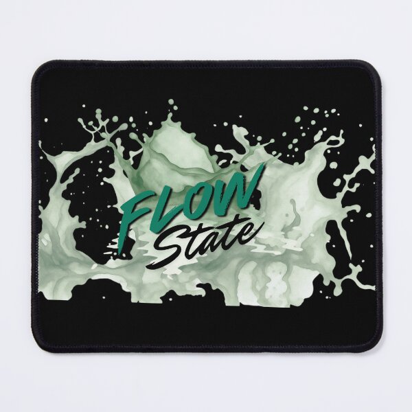 Item preview, Green Flow State Watercolor Splash Motivational Design designed and sold by VariusDesigns.