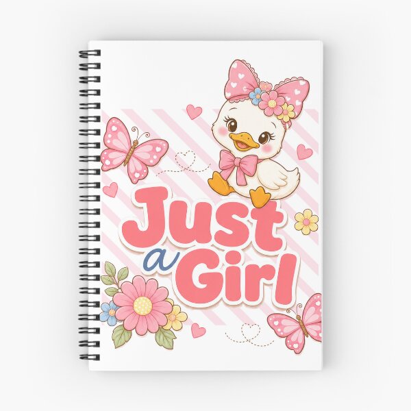 Item preview, Just a Girl Duck Bow Art designed and sold by QuirkyCloud Designs.