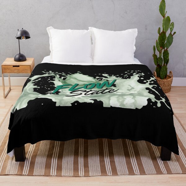 Item preview, Green Flow State Watercolor Splash Motivational Design designed and sold by VariusDesigns.