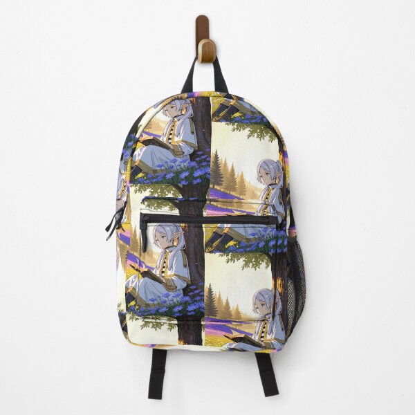 Item preview, Art - Dreamy Elf Character, Peaceful Manga Illustration at the Foot of a Tree designed and sold by AnimeShin.