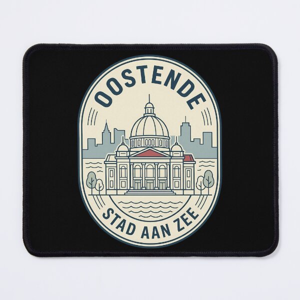Item preview, Oostende Belgium Vintage Travel Emblem Stad Aan Zee designed and sold by k3rstman1.
