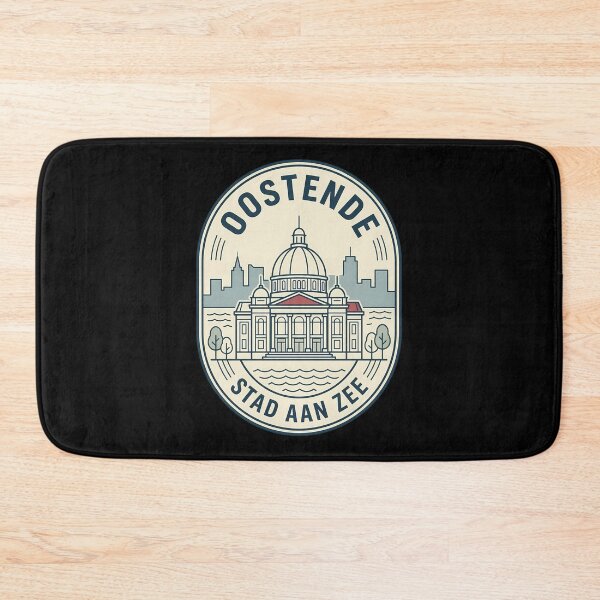 Item preview, Oostende Belgium Vintage Travel Emblem Stad Aan Zee designed and sold by k3rstman1.