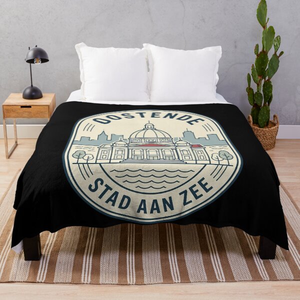 Item preview, Oostende Belgium Vintage Travel Emblem Stad Aan Zee designed and sold by k3rstman1.