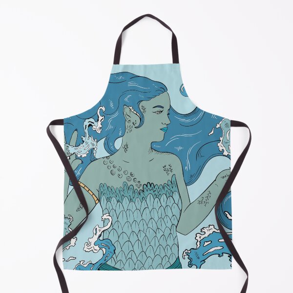 Item preview, The Waterbearer – Aquarius Zodiac Illustration designed and sold by BuckaBaby.