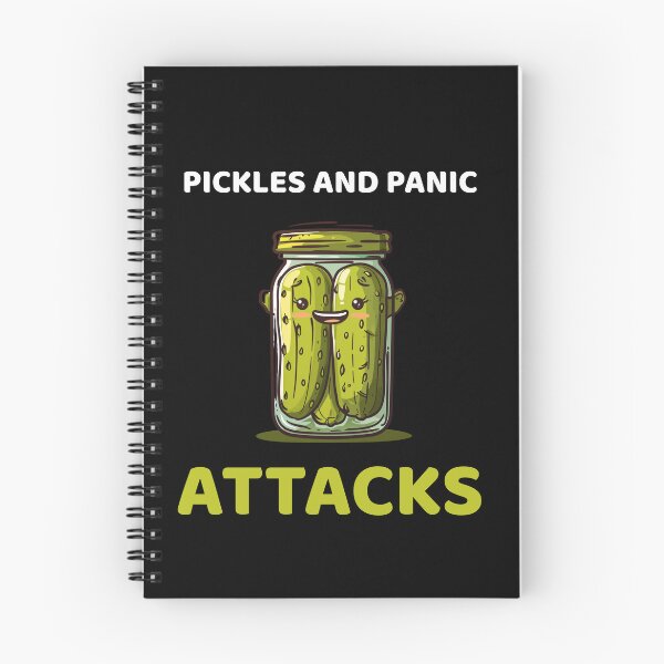 Item preview, Pickles and Panic Attacks Funny Jar Pun Gift designed and sold by VectorForge.