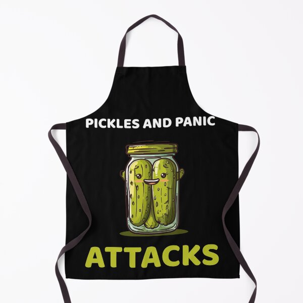 Item preview, Pickles and Panic Attacks Funny Jar Pun Gift designed and sold by VectorForge.