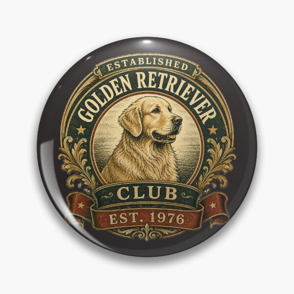 Item preview, Established Golden Retriever Club designed and sold by Golden Era Studio.