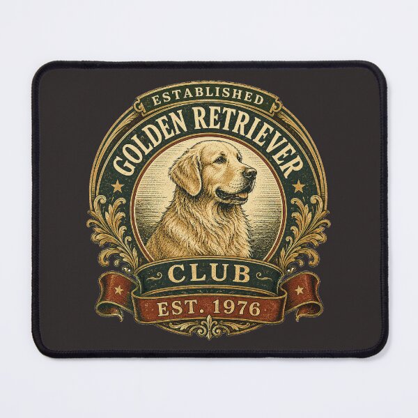 Item preview, Established Golden Retriever Club designed and sold by Golden Era Studio.