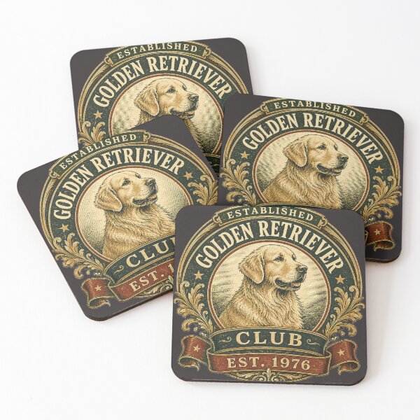 Item preview, Established Golden Retriever Club designed and sold by Golden Era Studio.