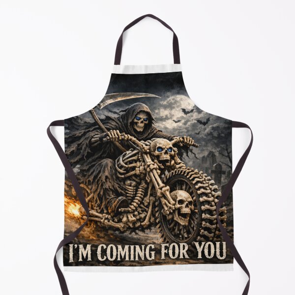 Item preview, Grim Reaper Biker – I'm Coming for You... designed and sold by Nela-&-Lena.