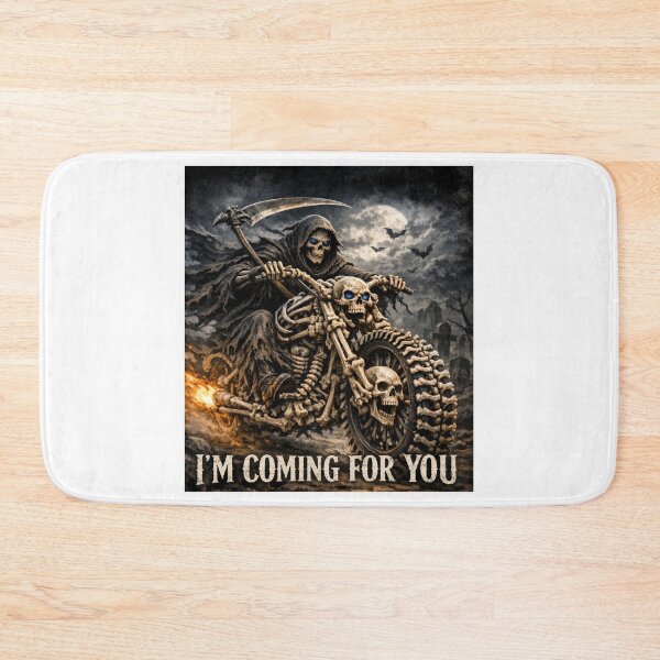 Item preview, Grim Reaper Biker – I'm Coming for You... designed and sold by Nela-&-Lena.
