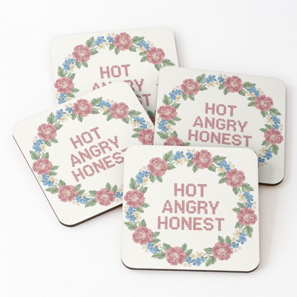 Aperçu de l'œuvre Hot, Angry, Honest créée et vendue par Vintage Sass Society.