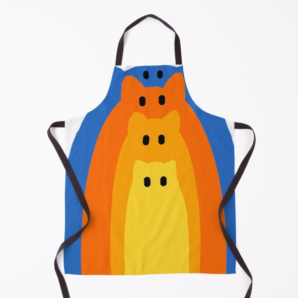 Item preview, colorful cat digital art designed and sold by hondaart.