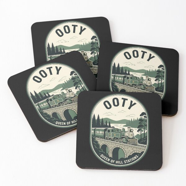 Item preview, Ooty Queen of Hill Stations Vintage Travel Emblem designed and sold by k3rstman1.