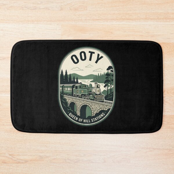 Item preview, Ooty Queen of Hill Stations Vintage Travel Emblem designed and sold by k3rstman1.