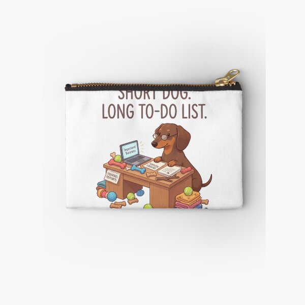 Item preview, Short Dog Long To Do List Funny Office Dachshund Design designed and sold by jgoteiner.
