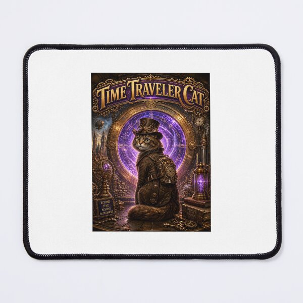 Item preview, Time Traveler Cat designed and sold by Selfique Bloom.