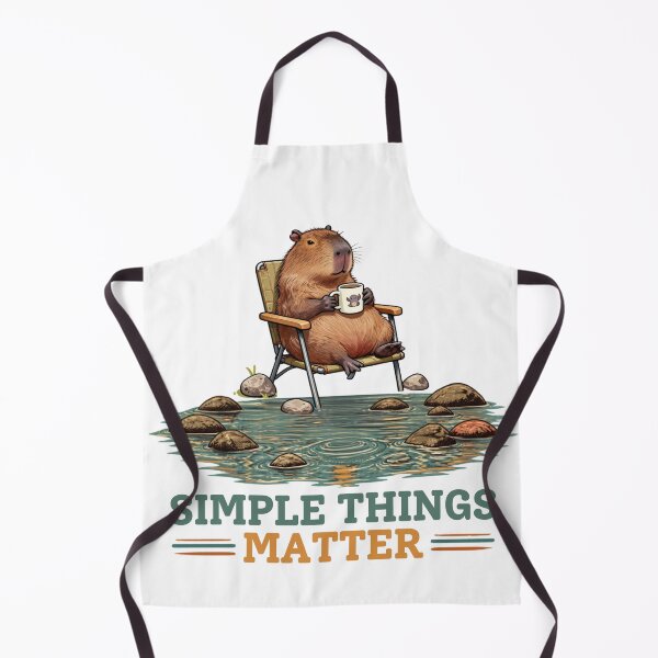 Item preview, Capybara Simple Things Matter designed and sold by DesignsForThee.