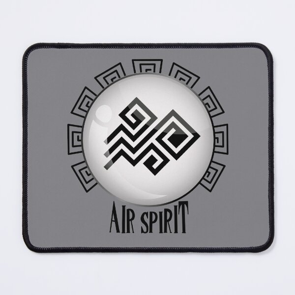 Item preview, Air element spirit logo designed and sold by Konopikyu.