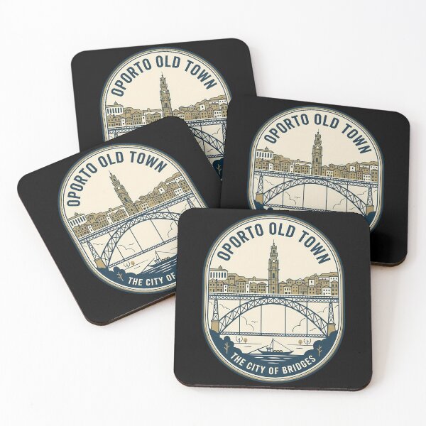 Item preview, Oporto Old Town Vintage Travel Emblem Porto Portugal designed and sold by k3rstman1.