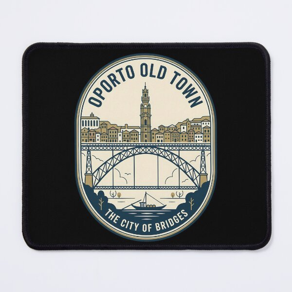 Item preview, Oporto Old Town Vintage Travel Emblem Porto Portugal designed and sold by k3rstman1.
