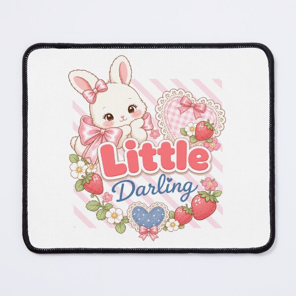 Item preview,    Little Darling Bunny Bow Art designed and sold by QuirkyCloud Designs.