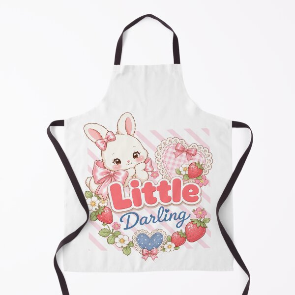 Item preview, Little Darling Bunny Bow Art designed and sold by QuirkyCloud Designs.