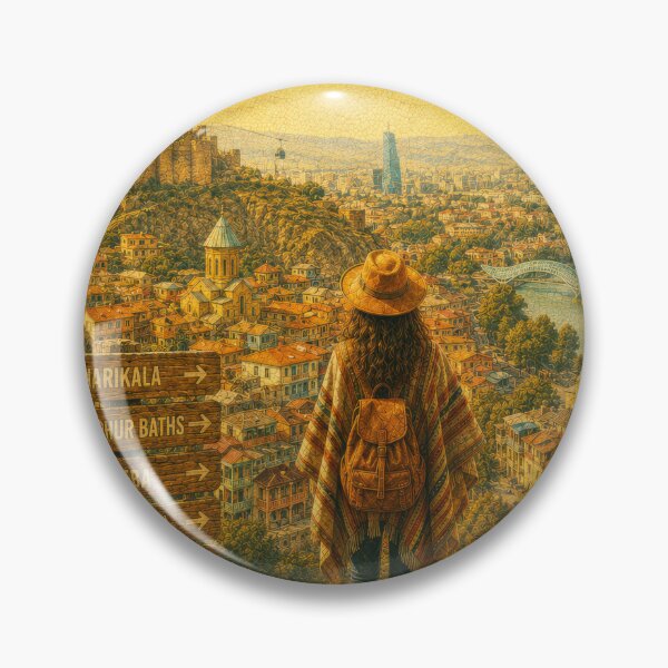 Item preview, Wanderlust Tbilisi Georgia designed and sold by Andy Gambino Art.