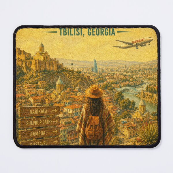 Item preview, Wanderlust Tbilisi Georgia designed and sold by Andy Gambino Art.