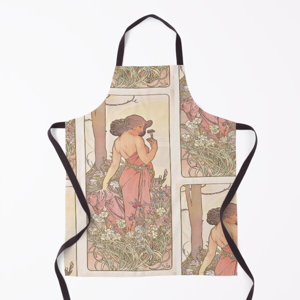 Item preview, Woman Smelling Carnation Among Flowers designed and sold by artofuniverse.