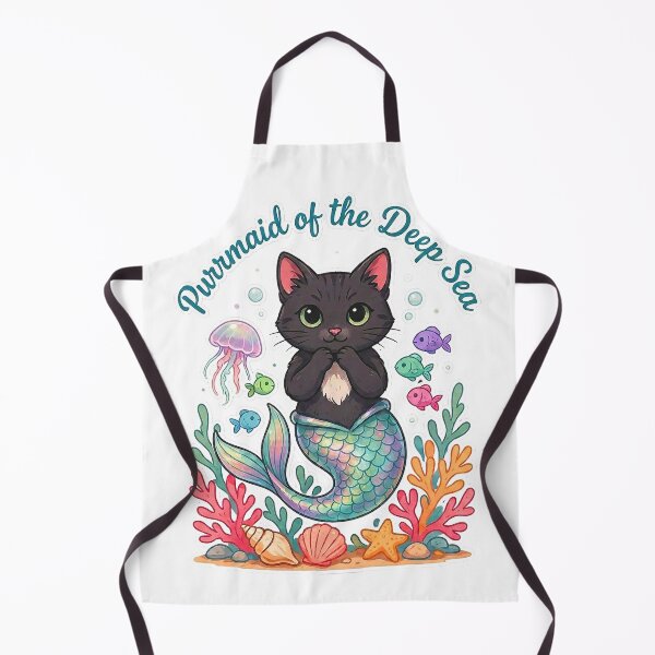 Item preview, Cute Mermaid Cat Fantasy Ocean Sticker designed and sold by Mahilis.