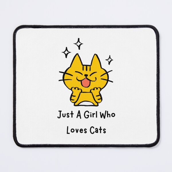 Item preview, Just A Girl Who Loves Cats Design designed and sold by CarefulCreation.