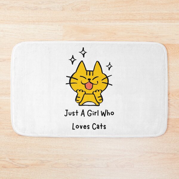 Item preview, Just A Girl Who Loves Cats Design designed and sold by CarefulCreation.