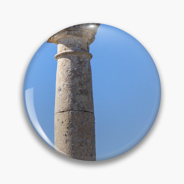 Item preview, Stone Cross on Historic Column Against Clear Blue Sky, Religious Monument Detail designed and sold by Nmallia.