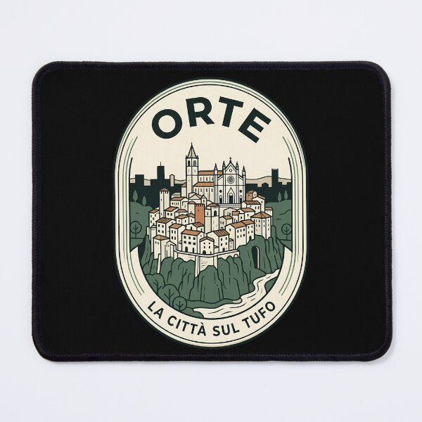 Item preview, Vintage Travel Emblem Orte Italy Cityscape designed and sold by k3rstman1.