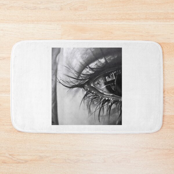 Item preview, Hyperrealistic Detailed Eye Close-Up – Charcoal Sketch designed and sold by BoyanVBart.