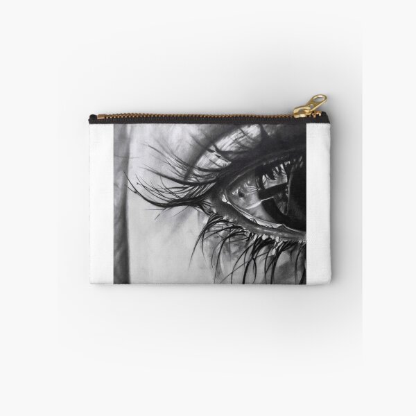 Item preview, Hyperrealistic Detailed Eye Close-Up – Charcoal Sketch designed and sold by BoyanVBart.