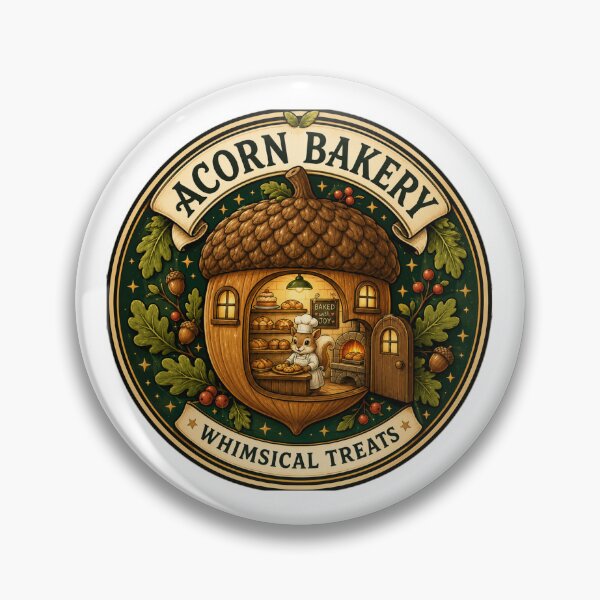 Item preview, Acorn Bakery | Whimsical Woodland Bakery | Cozy Forest Cottage Fantasy designed and sold by MrDev.