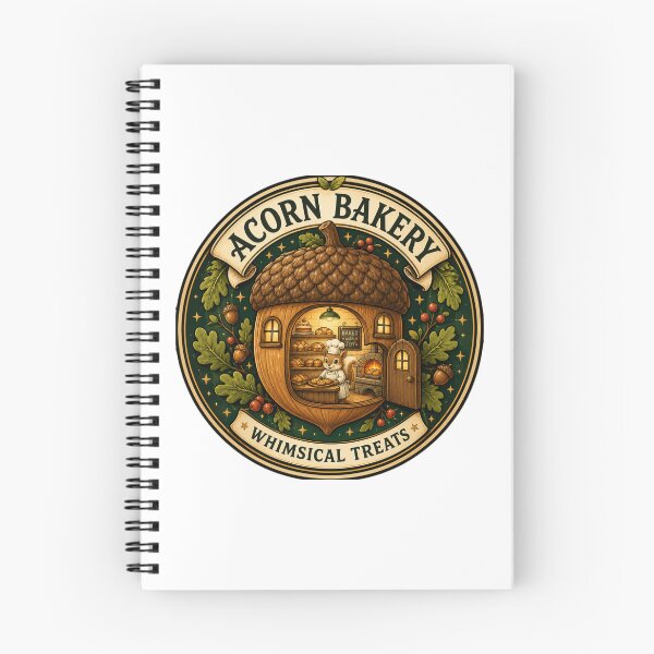 Item preview, Acorn Bakery | Whimsical Woodland Bakery | Cozy Forest Cottage Fantasy designed and sold by MrDev.